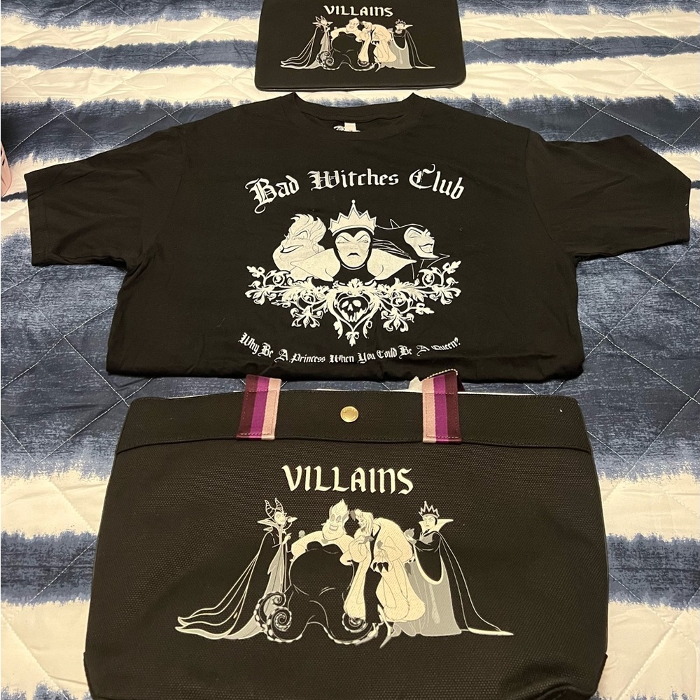 Bad Witches Bundle… Disney T Shirt, Coach Tote and Wristlet